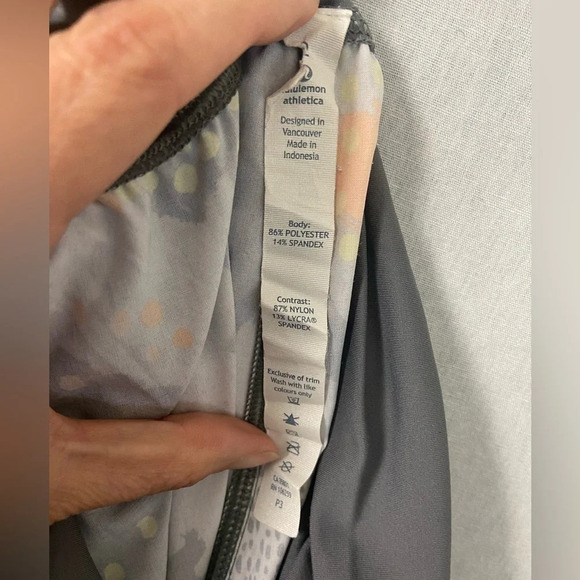 Lululemon Om Pant Mini Art Pop White Multi / Slate  Size 2 - Picture 10 of 13